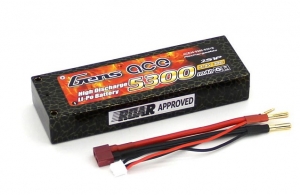 Gens Ace Li-pol 7.4V 5300mAh, 30C, 2s1p, Deans T-Plug