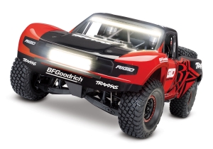  Радиоуправляемый шорт-корс Traxxas Unlimited Desert Racer 1:7 RTR (красный, свет в стоке)