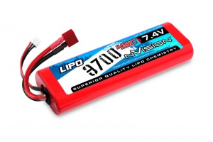 nVision 7.4V 3700mAh, 45C, 2s1p, Deans T-Plug