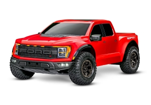 Радиоуправляемый шорт-корс Traxxas Raptor FORD F-150 TRUCK R™ 1:10 4WD (красный, светотехника)
