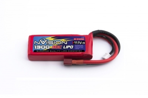nVision Li-pol 11.1V 1300mAh, 30C, 3s1p, Deans T-Plug