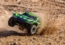 Радиоуправляемая модель шорт-корса Traxxas Maxx Slash 1:10 4WD 6S Brushless RTR c аппаратурой TQi™ 2.4 GHz TSM (цвет зеленый)