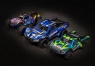 Радиоуправляемая модель шорт-корса Traxxas Maxx Slash 1:10 4WD 6S Brushless RTR c аппаратурой TQi™ 2.4 GHz TSM (цвет Рок-н-Ролл)