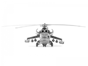 Сборная модель ZVEZDA Советский ударный вертолет Ми-24А, 1/72
