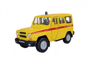 Машина Autotime "UAZ HUNTER" аварийная 1:36