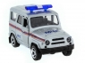 Машина "АВТОПАНОРАМА" инерц. УАЗ-469 (МЧС) 1/50, в/к 12*7*5,5 см