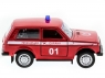 Машина "АВТОПАНОРАМА" инерц. ВАЗ 2121 1/50, в/к 12*7*5,5 см, красная
