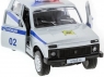 Машина "АВТОПАНОРАМА" инерц. ВАЗ 2121 1/50, в/к 12*7*5,5 см, серебристая