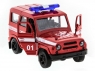 Машина "АВТОПАНОРАМА" инерц. УАЗ-469 (пожарная) 1/50, в/к 12*7*5,5 см