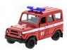 Машина "АВТОПАНОРАМА" инерц. УАЗ-469 (пожарная) 1/50, в/к 12*7*5,5 см