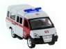 Машина "АВТОПАНОРАМА" инерц. "ГАЗель" (скорая) 1/50, в/к 14,5*8*5,5 см