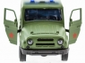 Машина "АВТОПАНОРАМА" инерц. УАЗ (армия) 1/50, в/к 12*7*5,5 см