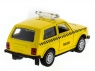 Машина "АВТОПАНОРАМА" инерц. ВАЗ 2121 1/50, в/к 12*7*5,5 см, желтая