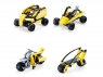Конструктор CaDA Technic багги-квадроцикл-мотоцикл 8 в 1 (338 деталей)