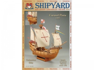 Сборная картонная модель Shipyard каравелла Pinta (№64), 1/96