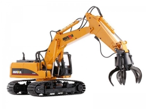 Радиоуправляемый экскаватор c шаровым захватом HUI NA TOYS 2.4G 16CH 1/14 RTR