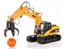 Радиоуправляемый экскаватор c шаровым захватом HUI NA TOYS 2.4G 16CH 1/14 RTR