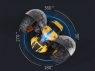 Радиоуправляемая машинка-перевертыш ZhengGuang Lightning Bee 2.4G 1/14 RTR + Ni-Cd и З/У