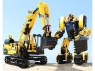 Радиоуправляемый конструктор CADA 2 в 1 экскаватор ROCK MAN (930 деталей), (китайская коробка)