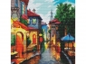 Картина мозаикой 30х30 ТИХАЯ УЛОЧКА (квадрат) (40 цветов)
