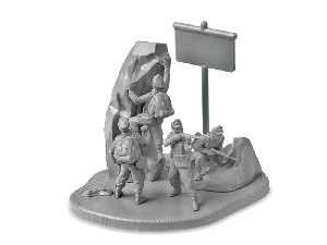 Сборные солдатики ZVEZDA Немецкие горные стрелки, 1/72