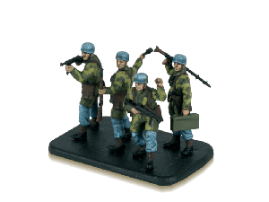 Сборные солдатики ZVEZDA Немецкие парашютисты, 1/72