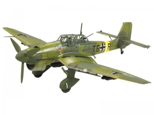 Сборная модель ZVEZDA Немецкий бомбардировщик Юнкерс Ju-87B2 (сборка без клея), 1/72