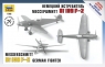 Сборная модель ZVEZDA Немецкий истребитель Мессершмитт Bf-109F2 (сборка без клея), 1/72