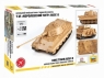 Сборная модель ZVEZDA Немецкий танк "Королевский тигр" (сборка без клея), 1/72