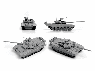 Сборная модель ZVEZDA Российский танк Т-90, 1/72