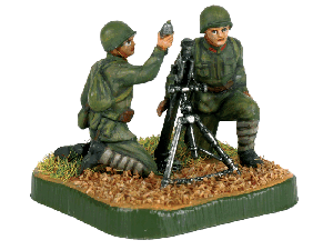 Сборные солдатики ZVEZDA Советский 82-мм миномет с расчетом, 1/72