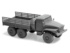 Сборная модель ZVEZDA Советский грузовик "Урал", 1/100