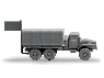 Сборная модель ZVEZDA Советский грузовик "Урал", 1/100