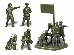 Сборные солдатики ZVEZDA Советский штаб 1941-1943гг, 1/72