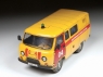 Сборная модель ZVEZDA УАЗ-3909 "Буханка" Аварийная газовая служба, 1/43