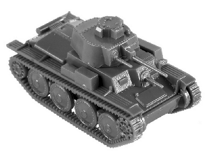 Сборная модель ZVEZDA Немецкий лёгкий танк Т-38, 1/100