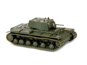 Сборная модель ZVEZDA Советский танк КВ-1 с пушкой Ф32, 1/100