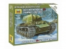 Сборная модель ZVEZDA Советский тяжелый танк КВ-1 обр 1940г, 1/100
