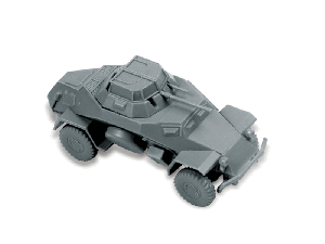 Сборная модель ZVEZDA Немецкий легкий бронеавтомобиль Sd.kfz 222, 1/100
