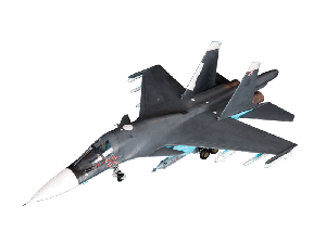 Сборная модель ZVEZDA Многофункциональный истребитель-бомбардировщик Су-34, подарочный набор, 1/72