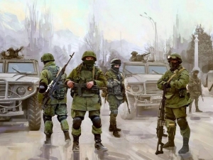 Сборная модель ZVEZDA Российская современная пехота «Вежливые люди», 1/35