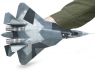 Сборная модель ZVEZDA Российский истребитель пятого поколения Су-50 (Т-50), подарочный набор, 1/72