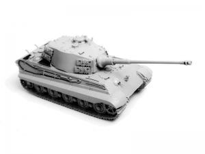 Сборная модель ZVEZDA Тяжелый немецкий танк T-VIB «Королевский Тигр»,башня Хеншель, под. набор, 1/35