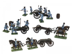 Сборные солдатики ZVEZDA Шведская артиллерия Карла XII, 1/72