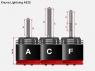 Мотор Xnova Lightning 4525-530kv (Shaft A) (толстый провод)