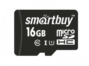 Карта памяти SMART BUY microSDHC-16 Gb class 10