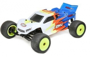 Трагги Losi 1/18 Mini-T 2.0 2WD Stadium Truck Brushed RTR (синий)