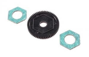 Спур с фрикционными накладками Losi 60T 0.5M: Mini-T 2.0 