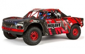 Радиоуправляемый шорт-корс ARRMA 1:7 MOJAVE 6S V2 4WD BLX RTR с системой Spektrum Firma (цвет красный)