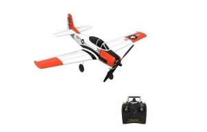 Радиоуправляемый самолет Eachine Mini T-28 Trojan RTF (2 аккумулятора)